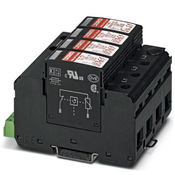 Устройство защиты от перенапряжений, тип 2-VAL-MS 400/3+0/VF-FM/32
