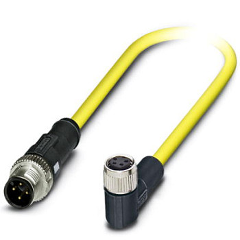 Кабель для датчика / исполнительного элемента-SAC-4P-MS/0,5-542/M8 FR SCO BK