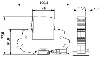 Устройство защиты от перенапряжений-PT-IQ-1X2-48DC-PT