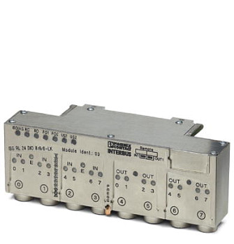 Децентрализ. устройство ввода-вывода-IBS RL 24 DIO 8/8/8-LK-2MBD