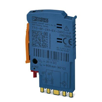 Штекерный модуль для защиты от перенапр-й-TTC-6P-2X1-EX-24DC-I-P