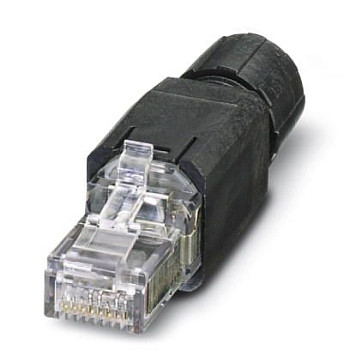 Штекерный соединитель RJ45-VS-08-RJ45-5-Q/IP20 BK
