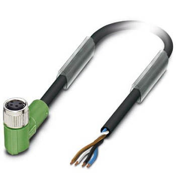 Кабель для датчика / исполнительного элемента-SAC-4P-10,0-PUR/M 8FR 0,34