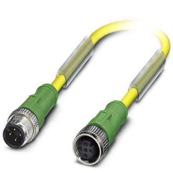 Кабель для датчика / исполнительного элемента-SAC-4P-M12MS/ 0,3-PUR/M12FS D