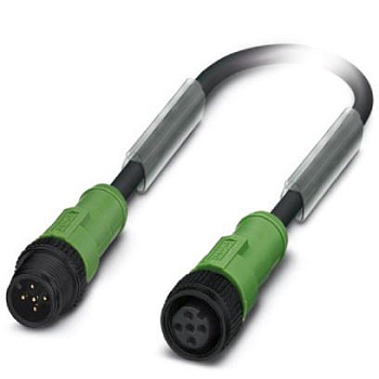 Кабель для датчика / исполнительного элемента-SAC-5P-M12MS/ 0,3-PUR/M12FS P