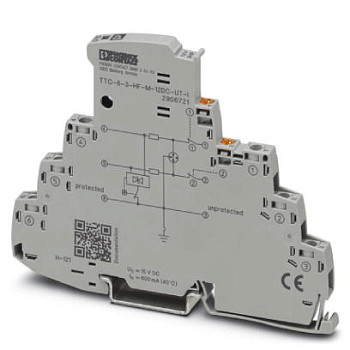 Устройство защиты от перенапряжений-TTC-6-3-HF-M-12DC-UT-I